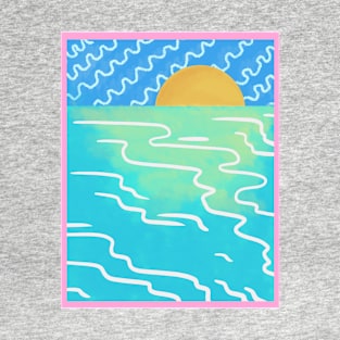 Sunset Beach Landscape T-Shirt